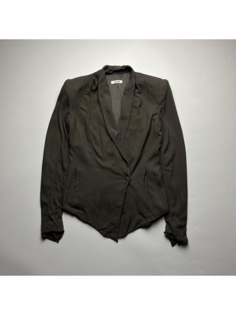 Helmut Lang Archive Helmut Lang - Twilight Draped Single-Button Blazer