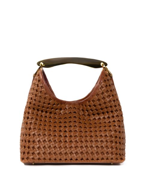 Elleme Boomerang Woven Leather Cognac