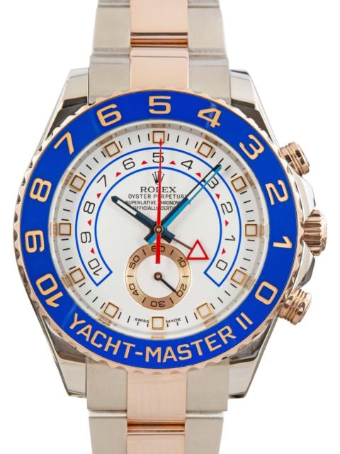 ROLEX Used Men's Rolex Yacht-Master II Ref 116681 Steel & 18k Everose Gold