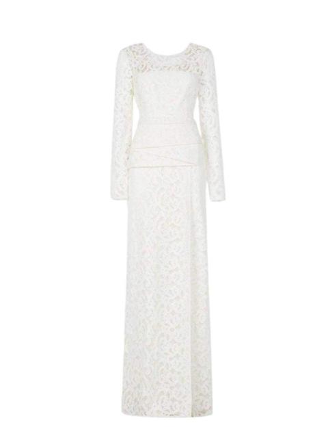 Other Designers Elizabella Cutout Lace Gown