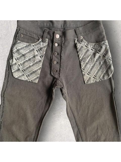 NUMBER (N)INE Vintage SS00 “Extra Heavy” Inside Out Jacquard Denim