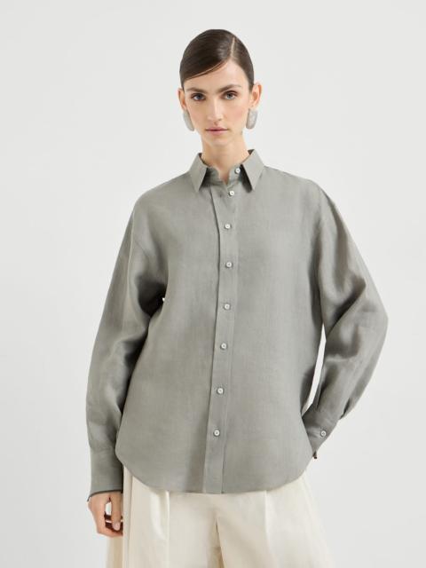 Brunello Cucinelli Linen shirt with monili