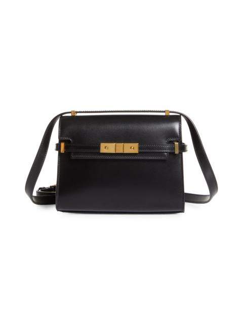 SAINT LAURENT Saint Laurent Mini Manhattan Crossbody Bag in Noir at Nordstrom