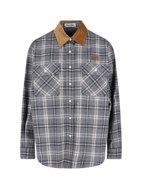 Miu Miu CHECKED SHIRT