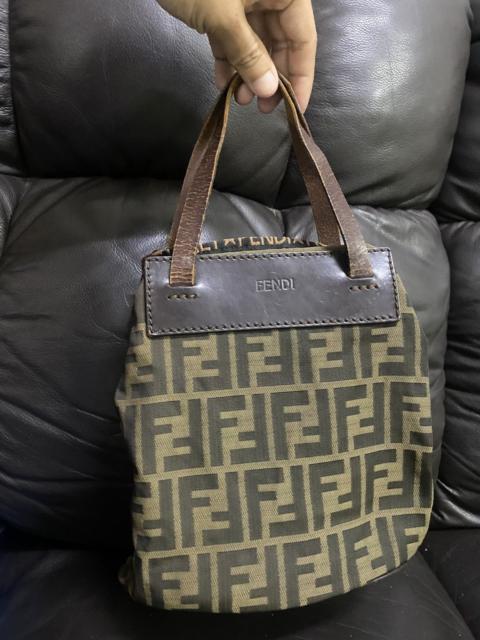 FENDI Authentic Vintage Fendi Zucca Monogram Mini Tote Bag