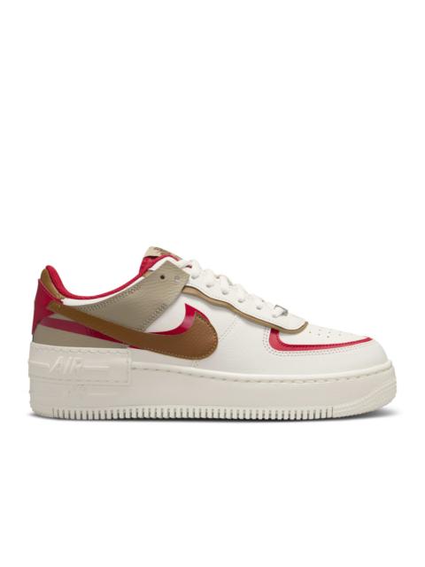 Nike WMNS AIR FORCE 1 SHADOW 'PHANTOM FIRE RED KHAKI'