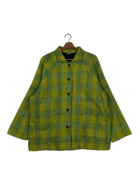 Other Designers 🔥VINTAGE CHORE JACKET YOKOHAMA MOTOMACHI TARTAN DESIGN