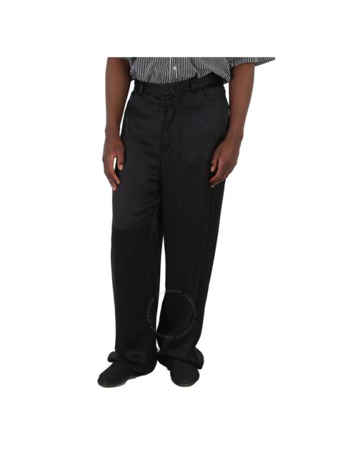 Balenciaga Men's Black 5-Pocket Fluid Tailored Trousers
