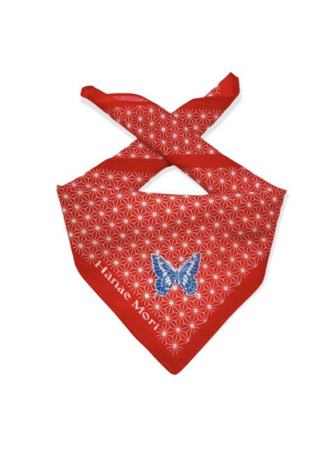 Other Designers Hanae Mori Butterfly Handkerchief Bandana Neckerchief