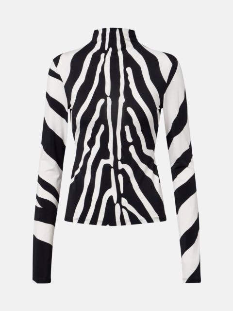 FERRAGAMO Zebra-print top