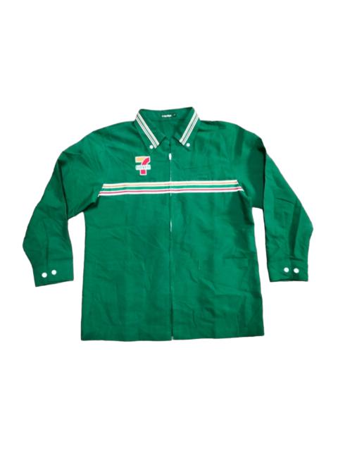 Other Designers Uniform Wares × Vintage - Vintage 7 Eleven Workers Zipper Uniform Embroidered Logo