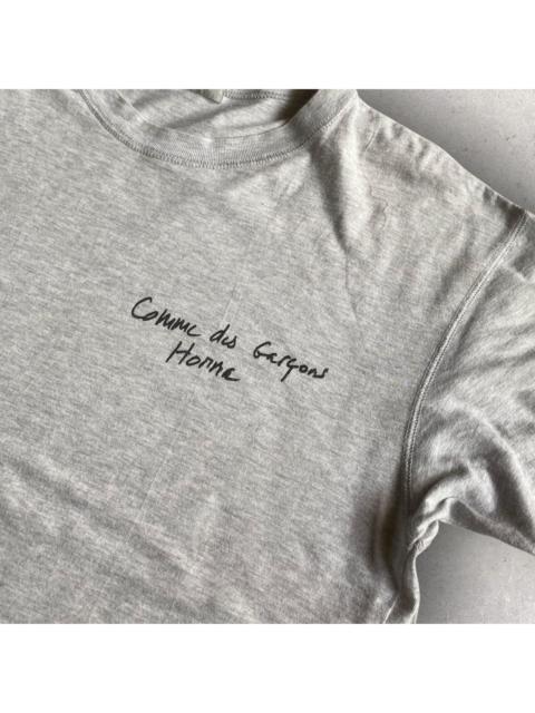 Comme des Garçons Homme Vintage 1992 Hand Script Logo T Shirt