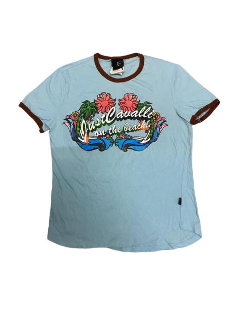 Other Designers Vintage - Vintage Just Cavalli On The Beach Tee