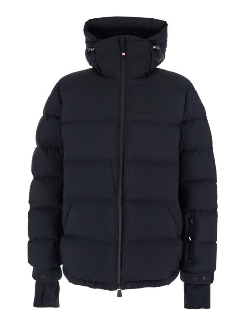 Moncler Grenoble Moncler Grenoble Men 'Isorno' Black Down Jacket With Logo Detail At The Front In Tech Fabric Man