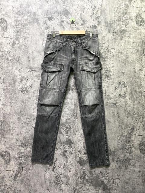 Other Designers Distressed Denim - 🇯🇵 RUPERT THE DIFFERENCE Tactical Cargo Multipocket