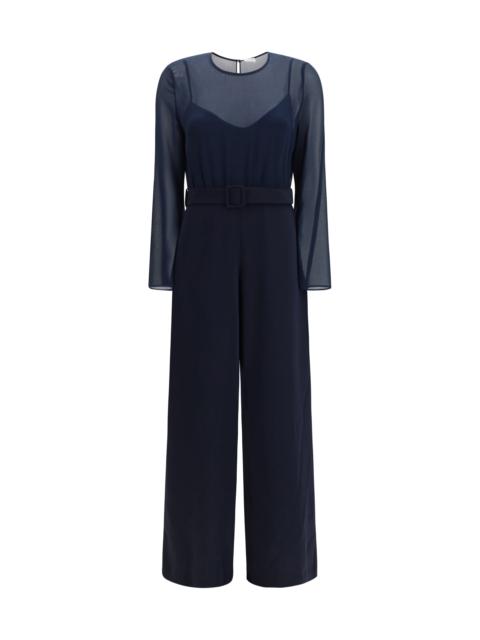 Other Designers P.A.R.O.S.H. Women Cady And Chiffon Jumpsuit