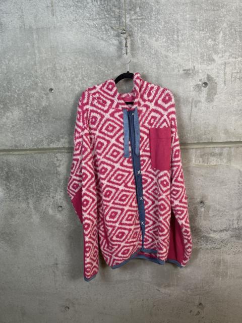 Other Designers CAMP HIGH GEOMETRIC FLEECE HOODIE L/XL