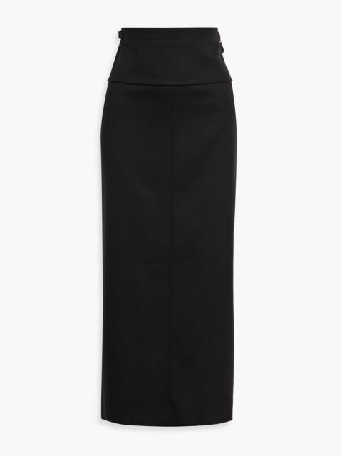 Proenza Schouler Adriana wool-blend twill maxi skirt