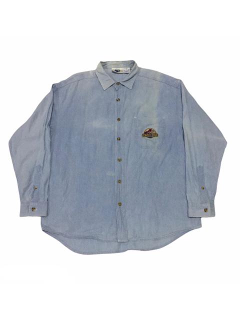 Other Designers Movie - Vtg Faded Universal Studios Jurassic Park Button Up Shirt