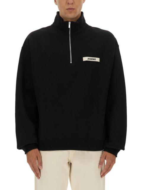 JACQUEMUS Jacquemus Men Zippered Turtleneck Sweatshirt