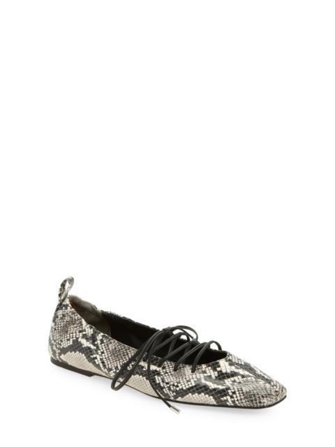 rag & bone rag & bone Sophia Ballet Flat in White Sn at Nordstrom