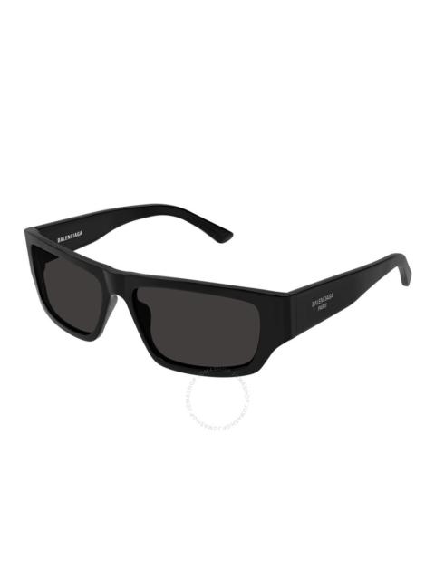 BALENCIAGA Balenciaga Grey Pilot Men's Sunglasses BB0366S 001 58