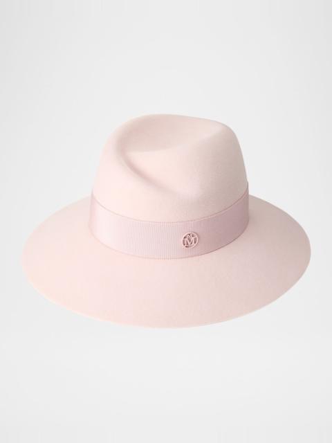 MAISON MICHEL Virginie Wool Felt Fedora Hat