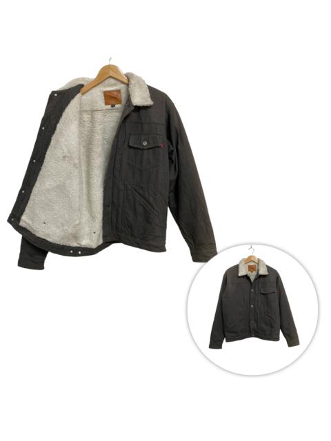 Other Designers Vintage - Vintage Stussy Sherpa Denim Jacket