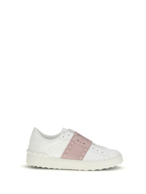 Valentino Valentino Garavani Open Rockstud Sneakers Bianco/Water Rose