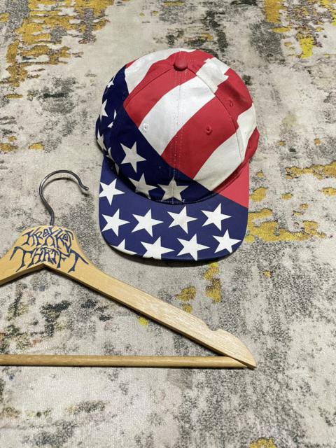 Other Designers Vintage - 🇺🇸RARE Vintage USA Flag Full Design Cap 90s
