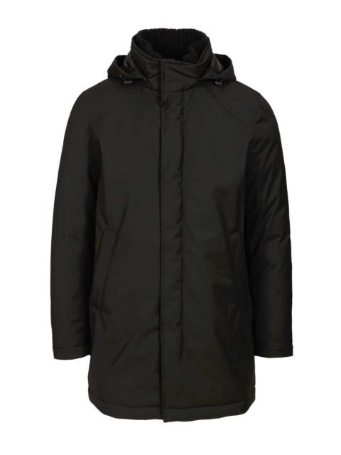 Herno Herno Men Parka In New Business Technical Fabric And Ultralight Nylon