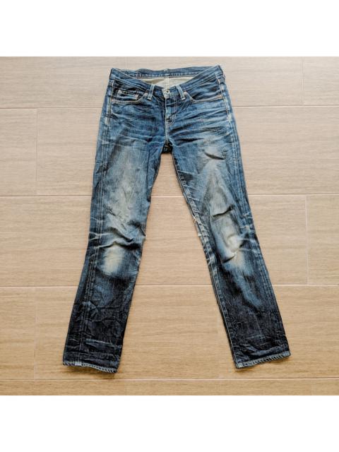Other Designers Vintage - Vintage Levis Distressed Flare Denim Trousers Pants