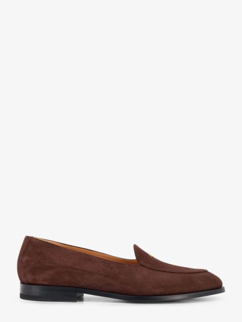 Dior Dior Antibes Suede Loafers Brown