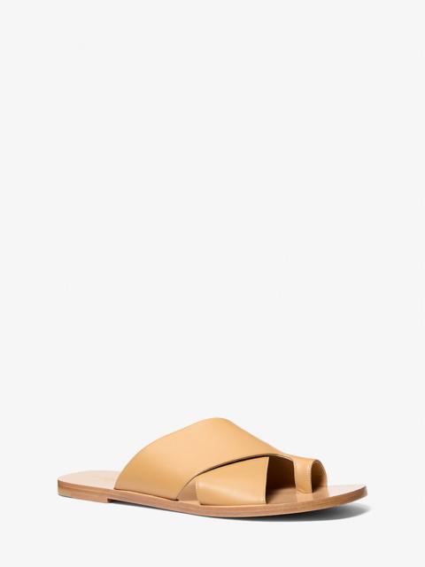 MICHAEL KORS Mackenzie Leather Sandal