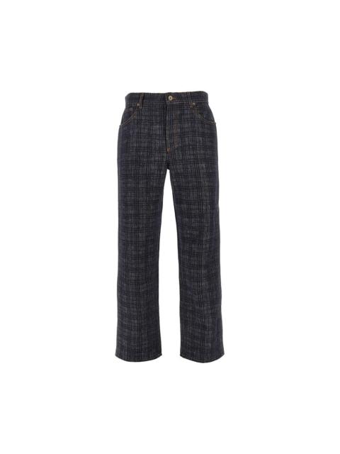 Burberry Burberry Check Denim Loose Fit Jeans Blue