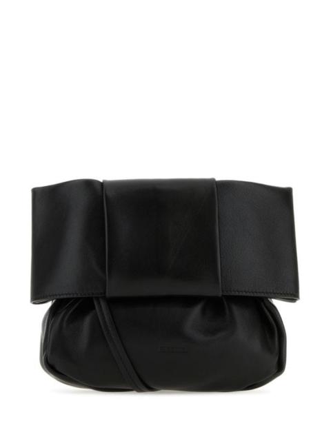 JIL SANDER Black Nappa Leather Bucket Bag