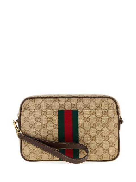 GUCCI Gucci Men Gg Canvas Small Crossbody Bag