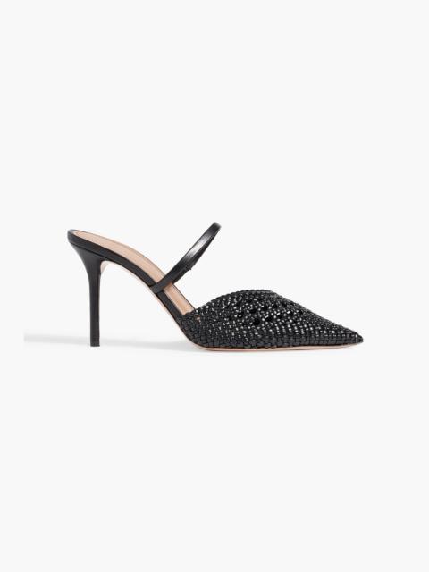 MALONE SOULIERS Marla 85 woven leather mules