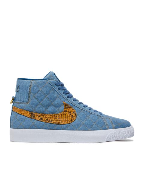Nike SUPREME X ZOOM BLAZER MID QS SB 'DENIM'