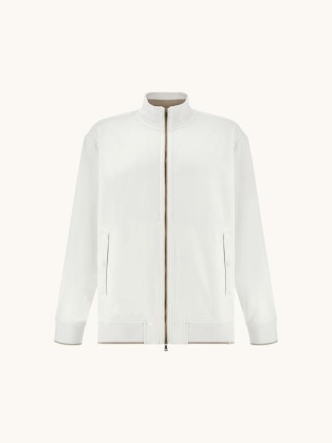 Paul & Shark ZIP‑UP SWEATSHIRT IN ACTIVE FLEECE COTTON