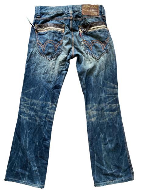 Other Designers Edwin - Vintage Edwin Jeans Distressed Blue Trip