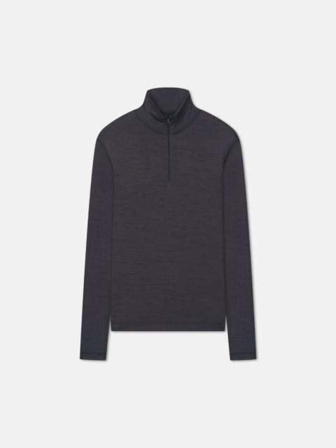 Nanushka Melange Wool Jersey Turtleneck Top