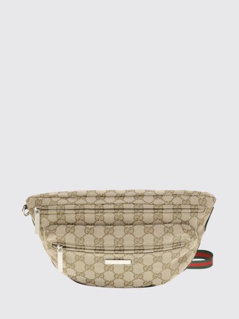 GUCCI Gucci Men Gucci Gg Monogram Jacquard Fabric Bum Bag With Logo Strap