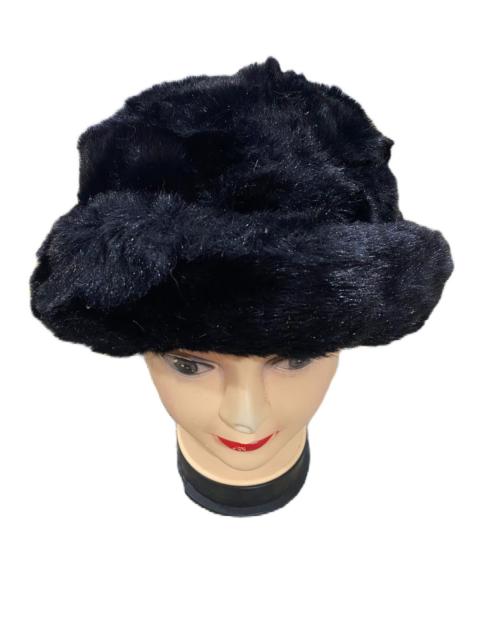 Other Designers Genuine Leather × Vintage - VINTAGE FAUX FUR HAT MADE IN CANADA GENUINE LEATHER