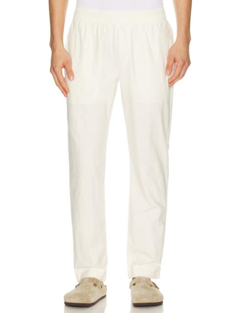 onia Linen Cotton Stretch Cuff Pant