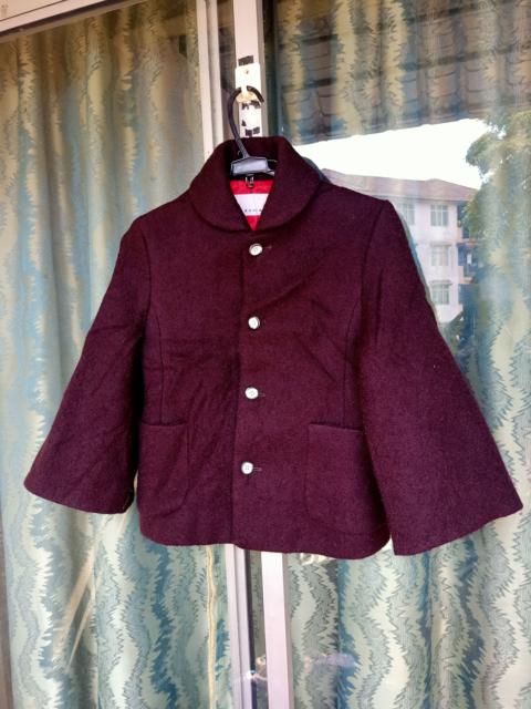 Other Designers Sunoa Kuwahara Issey Miyake Wool crop blazer Jacket