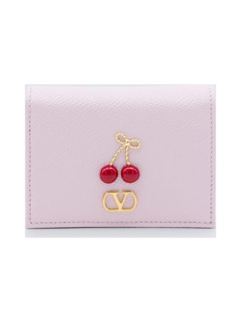 Valentino Pink Leather Wallet