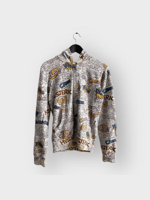 Japanese Brand - STEAL! 2000s Hysteric Glamour Manga Verbal Zip Hoodie