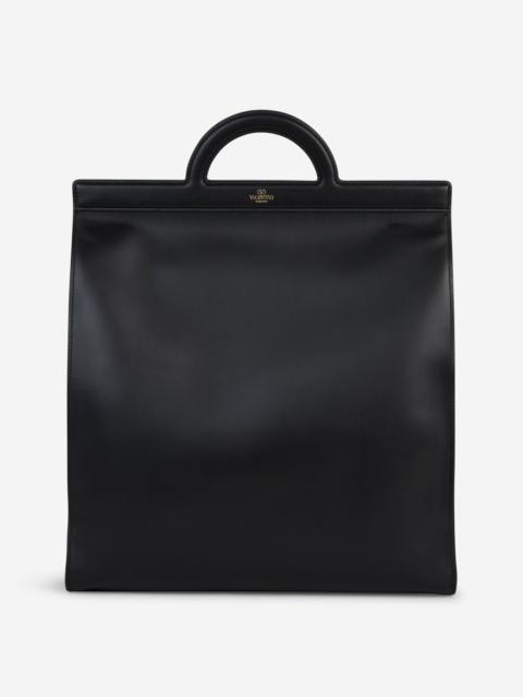 Valentino LEATHER SHOPPER BRIEFCASE