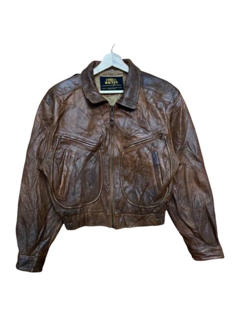 Other Designers Vintage - VINTAGE FORCE MACEES KADOYA BIKER JACKET